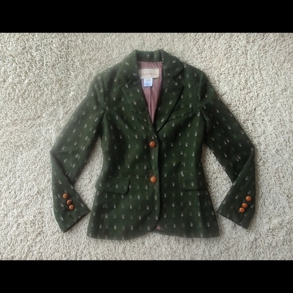 Anthropologie Madchen forest green blazer, size xs - Picture 1 of 5